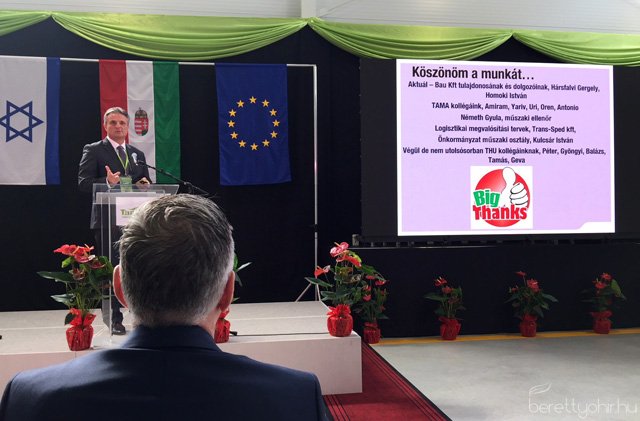 Tama raktárcsarnok átadó ünnepség 24